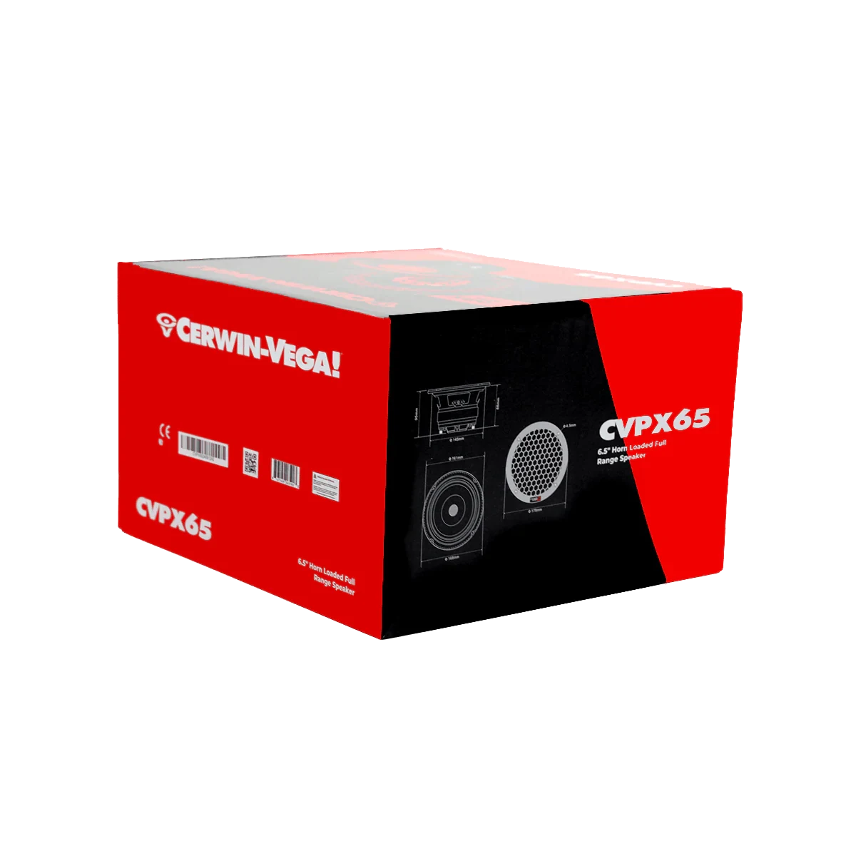CVPX65 - CVPX Series 6.5" 2-Way Full Range Speaker w/Horn Tweeter