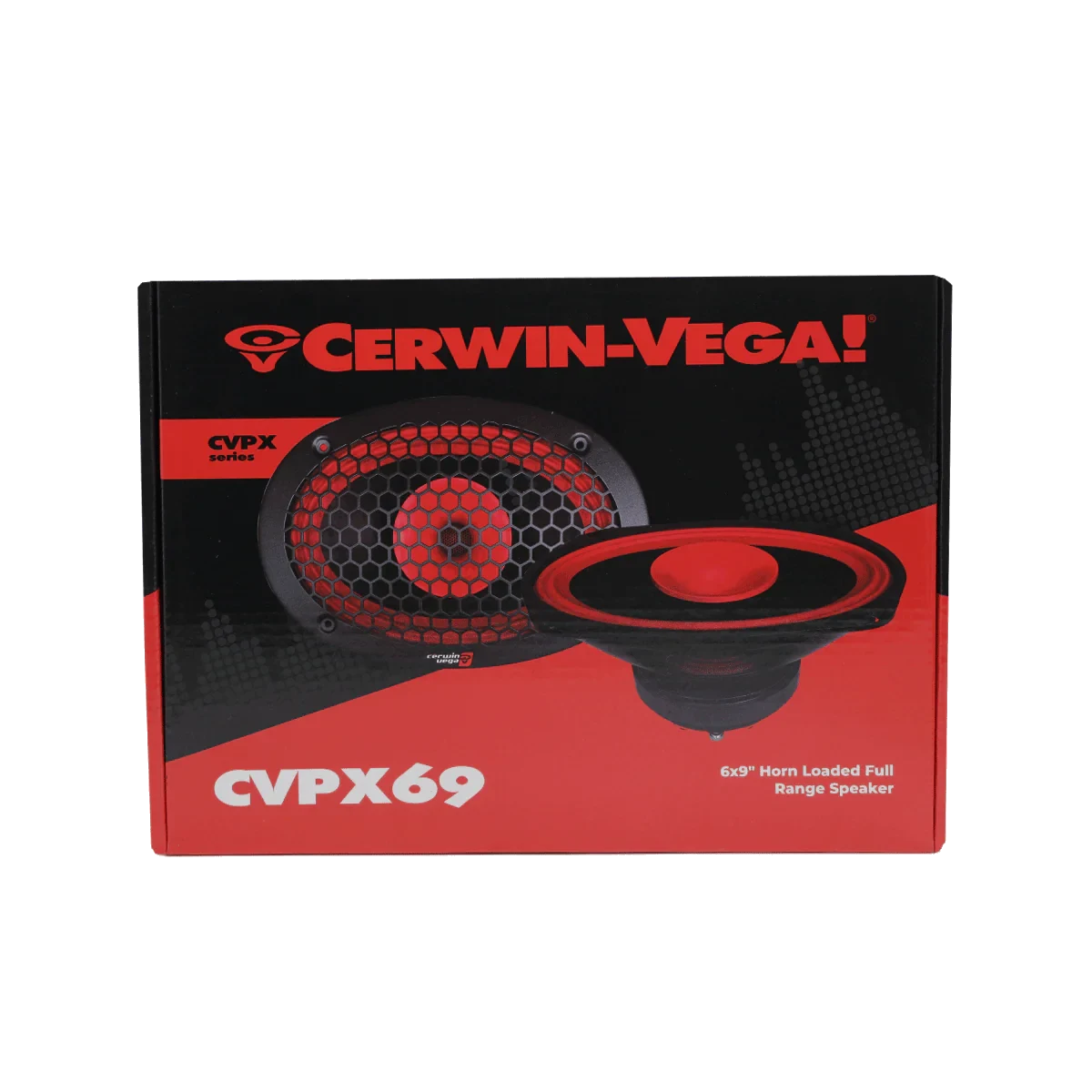 CVPX69 - CVPX Series 6"x9" 2-Way Full Range Speaker w/Horn Tweeter