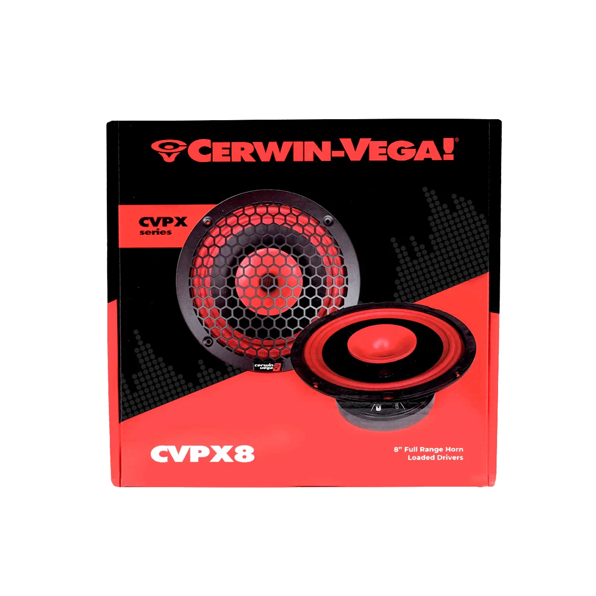 CVPX8 - CVPX Series 8" 2-Way Full Range Speaker w/Horn Tweeter