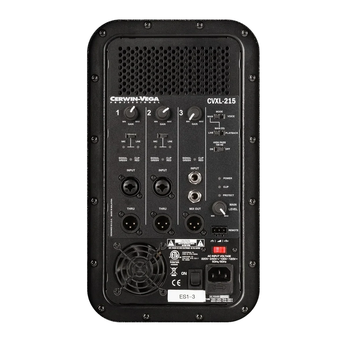 CVXL Series Dual 15" 2-Way Powered Loudspeaker - CVXL-215-NA