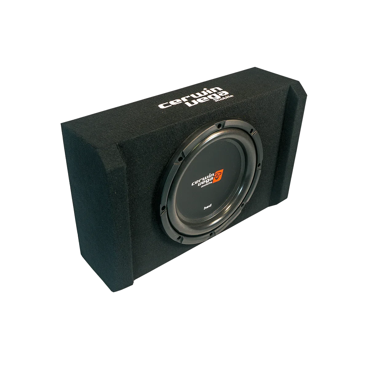 HED Series 10" Sealed Down Firing Shallow Subwoofer Enclosure - H7SE10