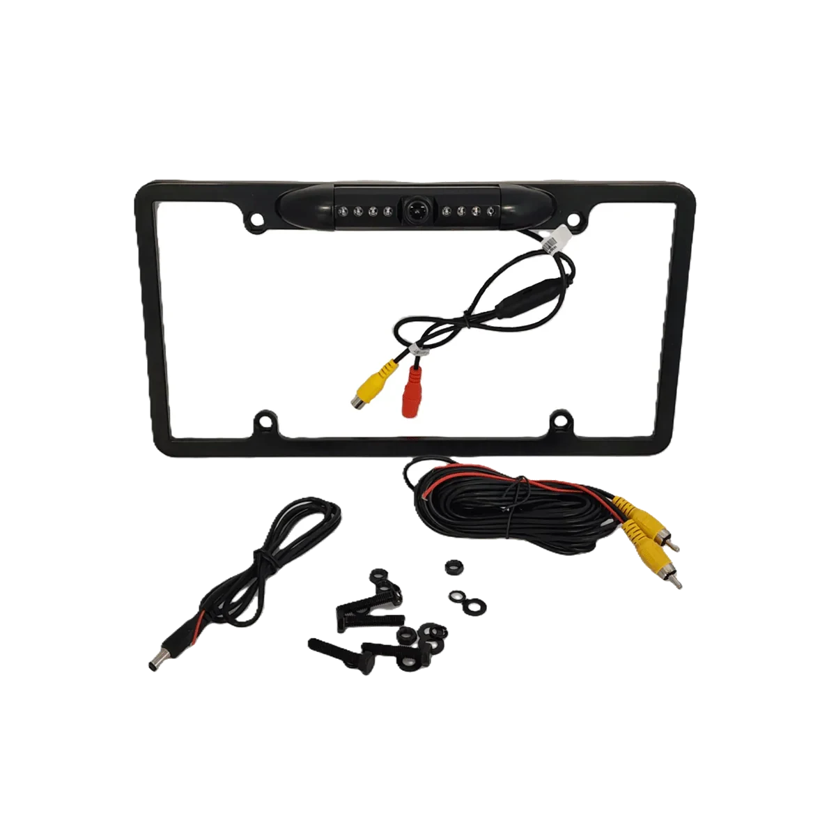 Black HD License Plate Frame with Backup Camera - CLF1B