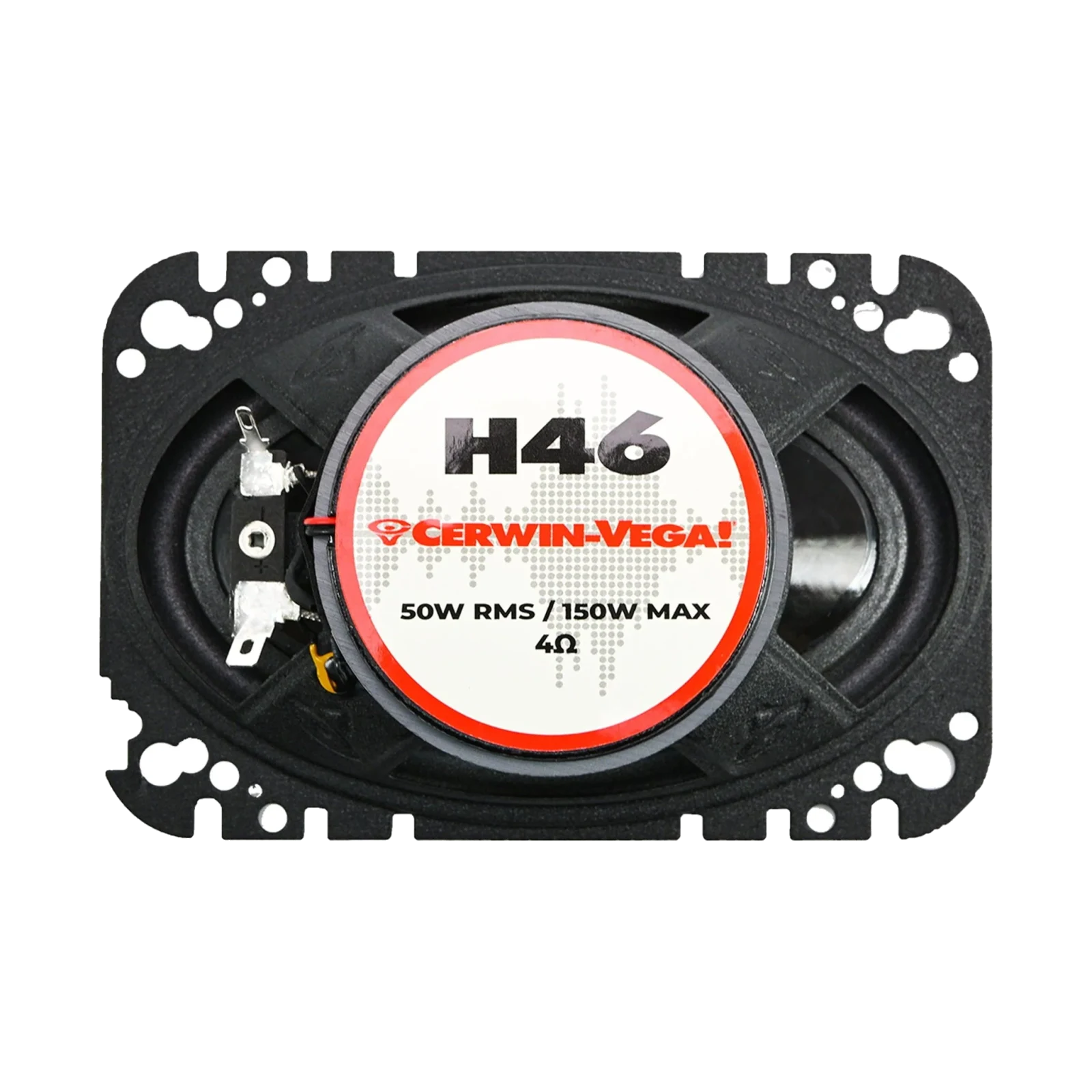 H46 - HED 4"x6” 2-Way Coaxial Full Range Speaker Set
