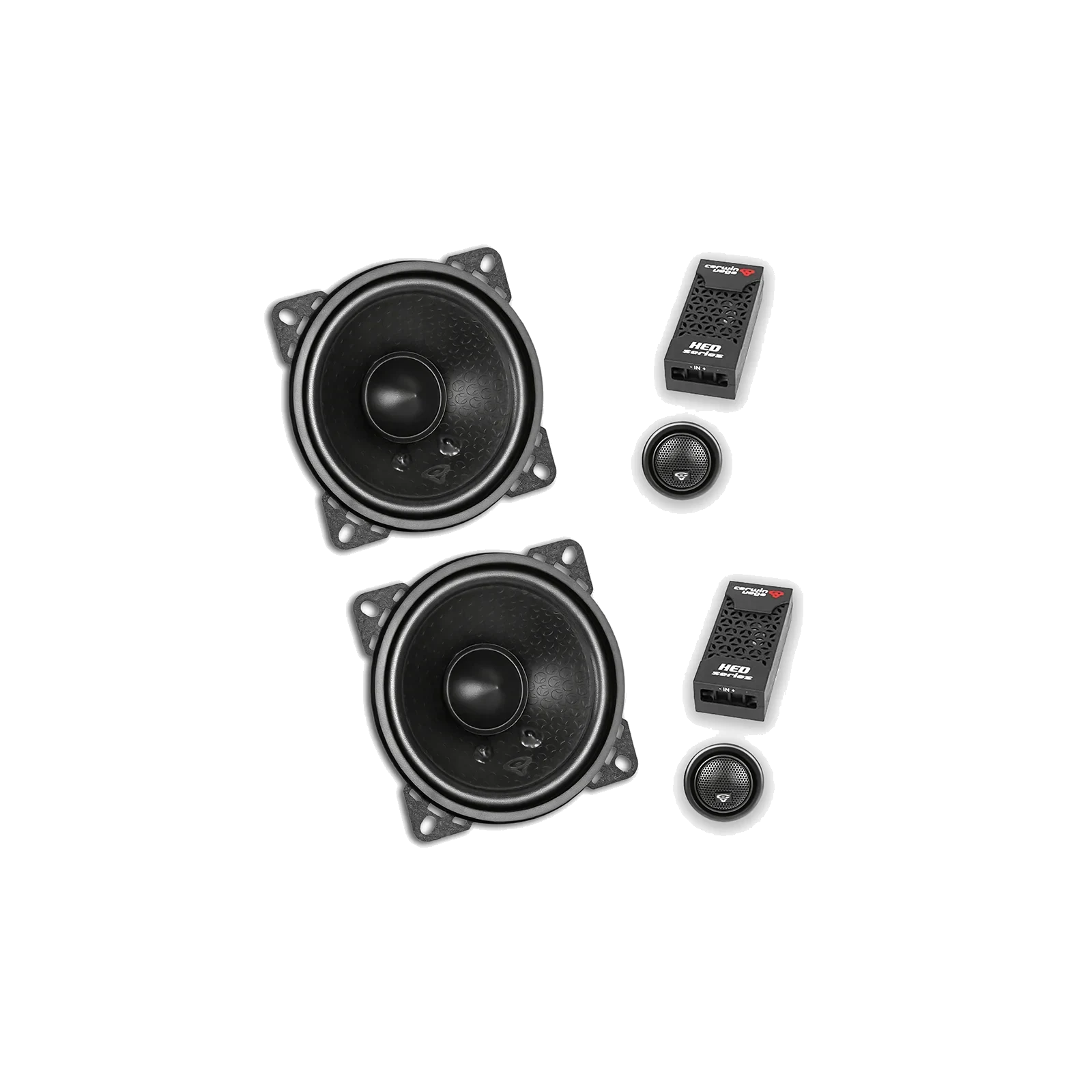 H4C - HED 4” 2-Way Component Full Range Speaker Set