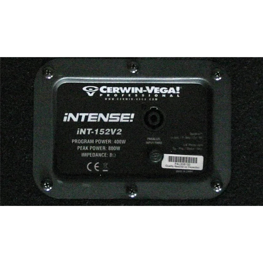 INT-152V2 15" 2-WAY Full Range Passive PA Speaker