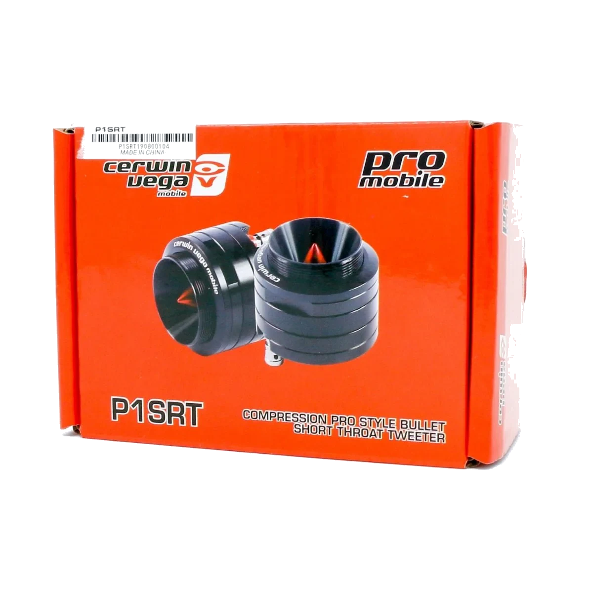 Pro Series 1" Short Compression Bullet Horn Tweeter - P1SRT