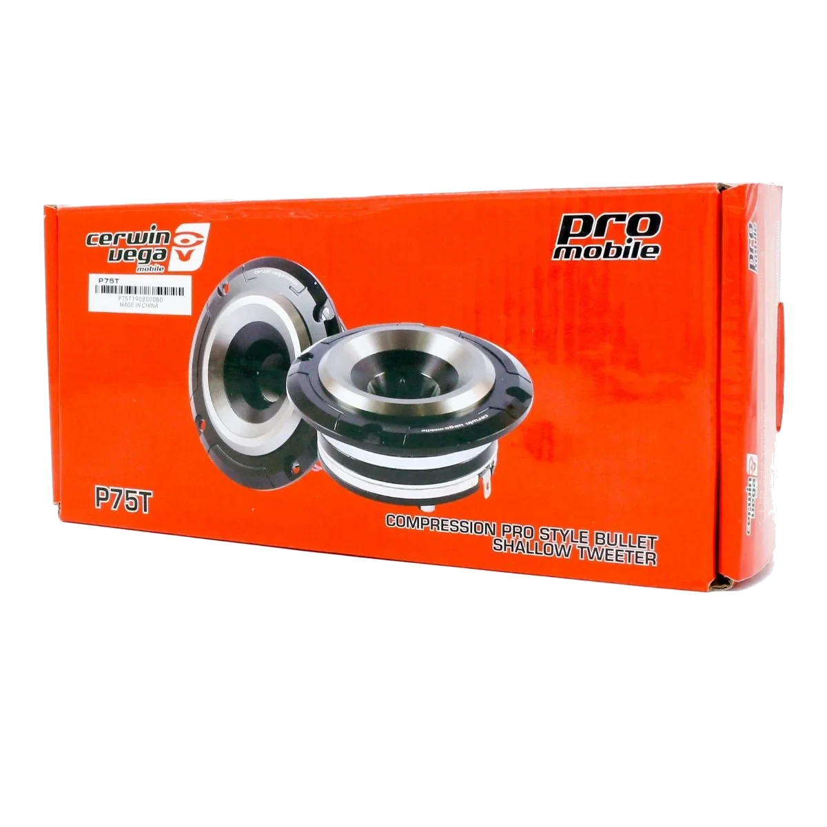 Pro Series 1" Flush Mount Compression Horn Tweeter - P75T