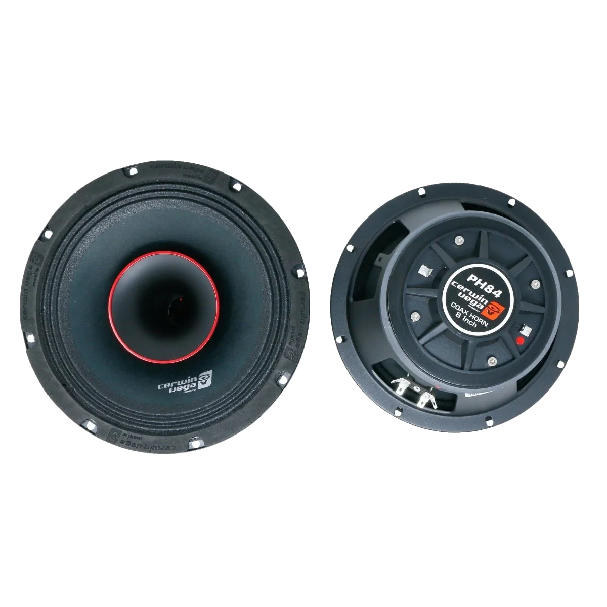 PRO Series 8" 2-Way Full-Range Coax Horn Speakers - PH84
