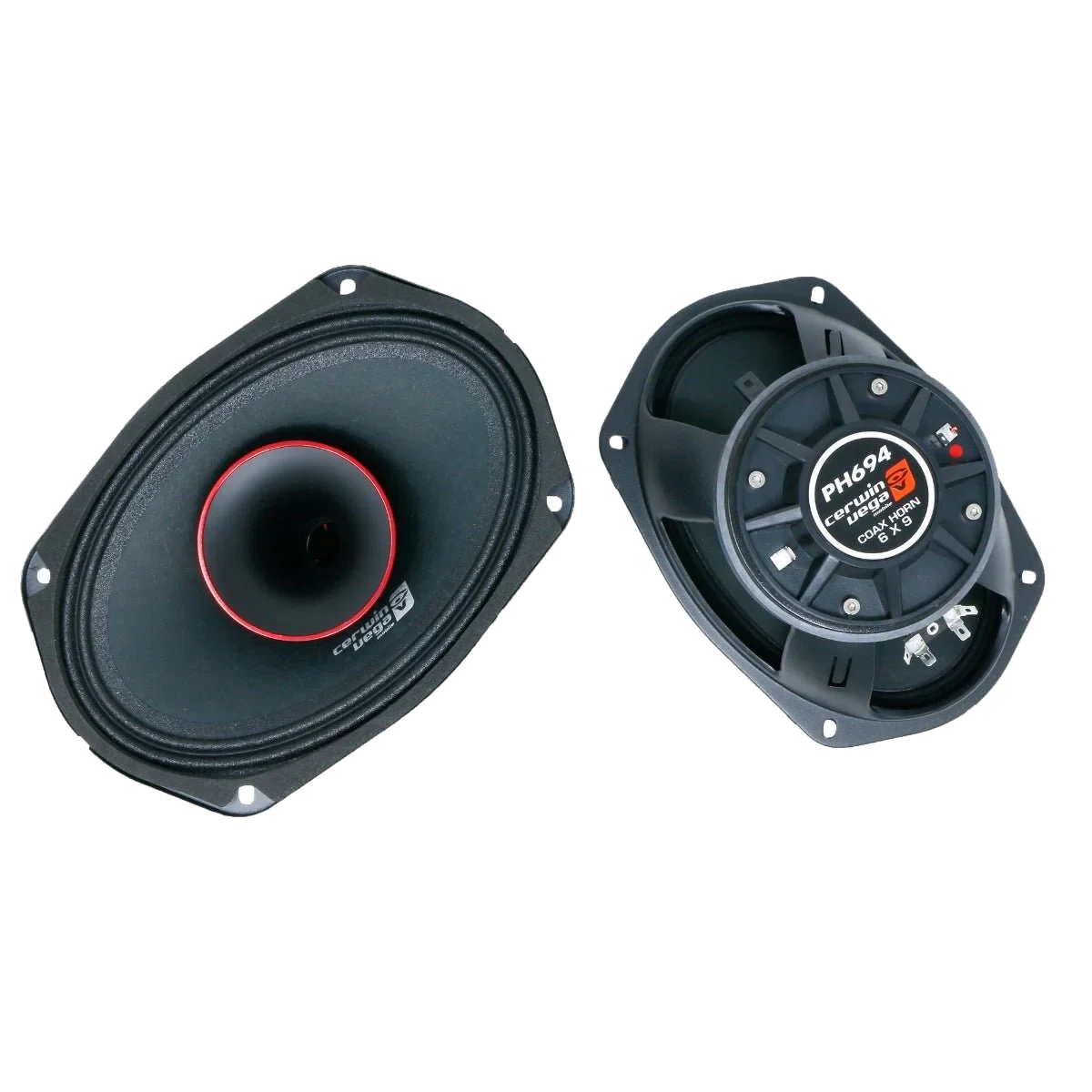 PRO Series 6"x9" 2-Way Full-Range Coax Horn Speakers - PH694