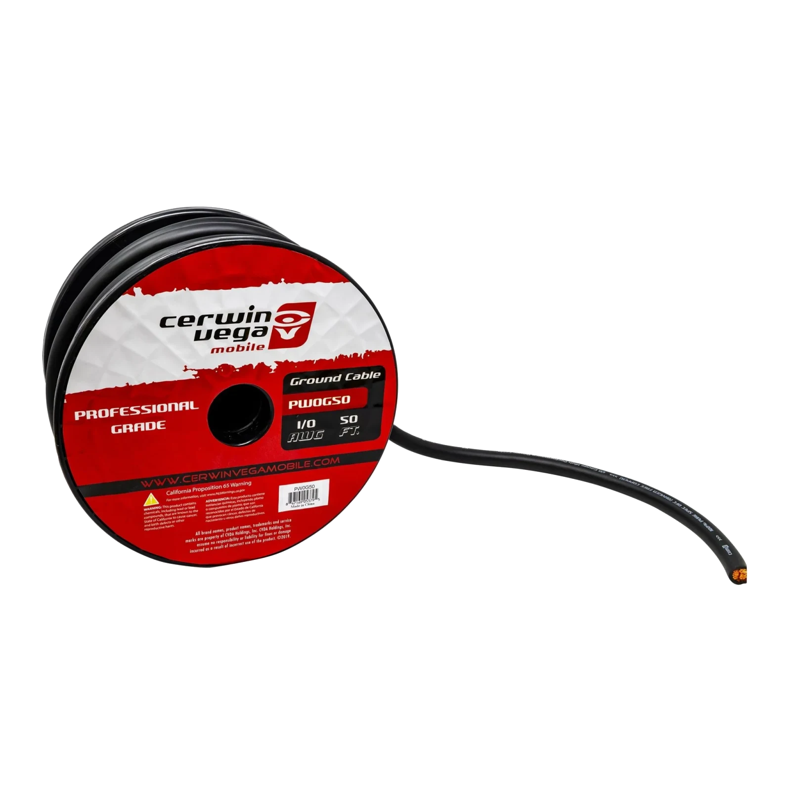 CERWIN-VEGA OFC 1/0 Gauge Ground Wire - PW0G50