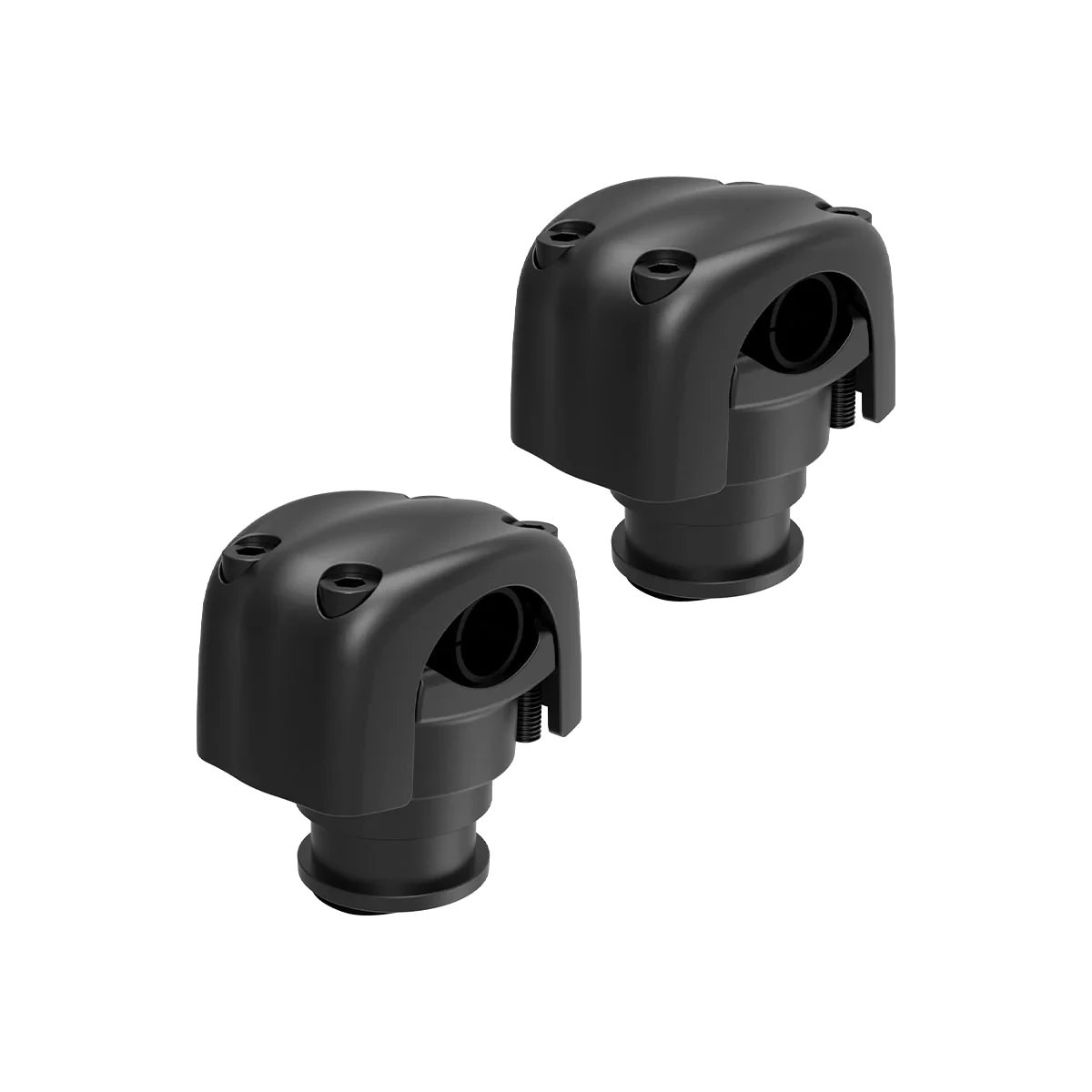 0.75"-1.75" Pod/Canister Black Clamps (Pair) - CS75B