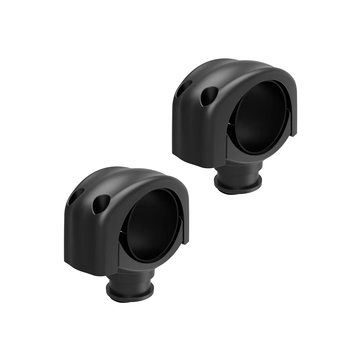 2.5"-3.25" Pod/Canister Black Clamps (Pair) - CS25B