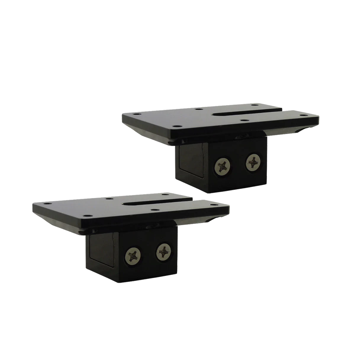 RPM Flat Mount Bracket For Surface/Deck Mount (Black) - RPMFMCBLK