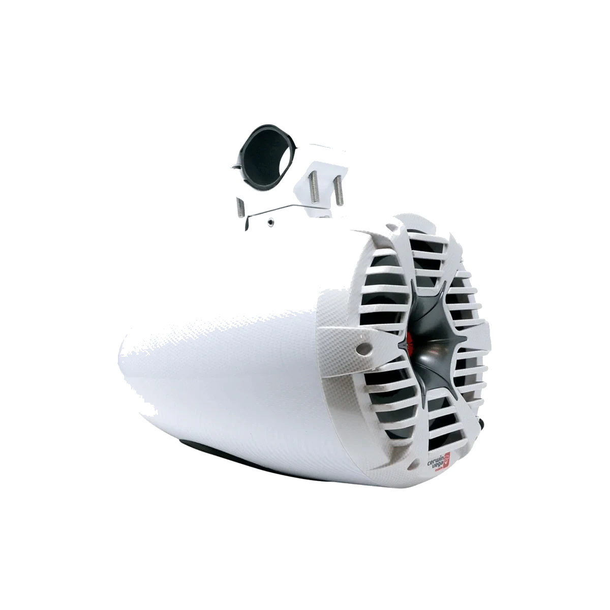 RPM STROKER Single 6.5" or 8" + 1" PRO Marine Tower Kit - Carbon Fiber/Black - 400W MAX / 200W RMS