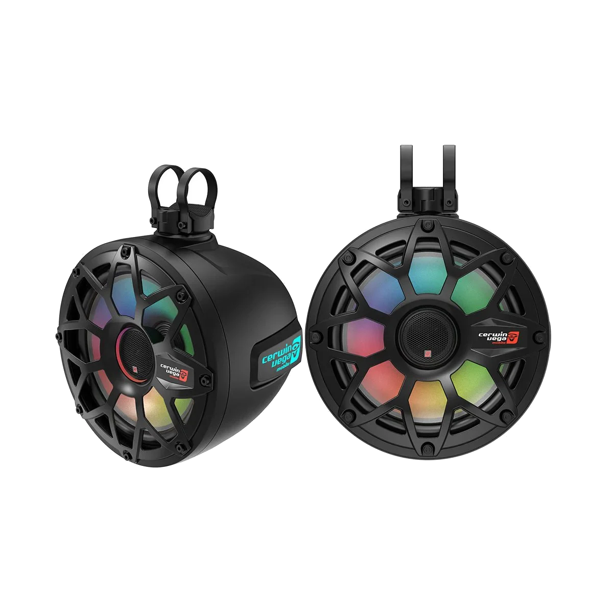 2-Way 10" RPM Stroker Pod Speaker System (Pair) - Black - SH10F4B