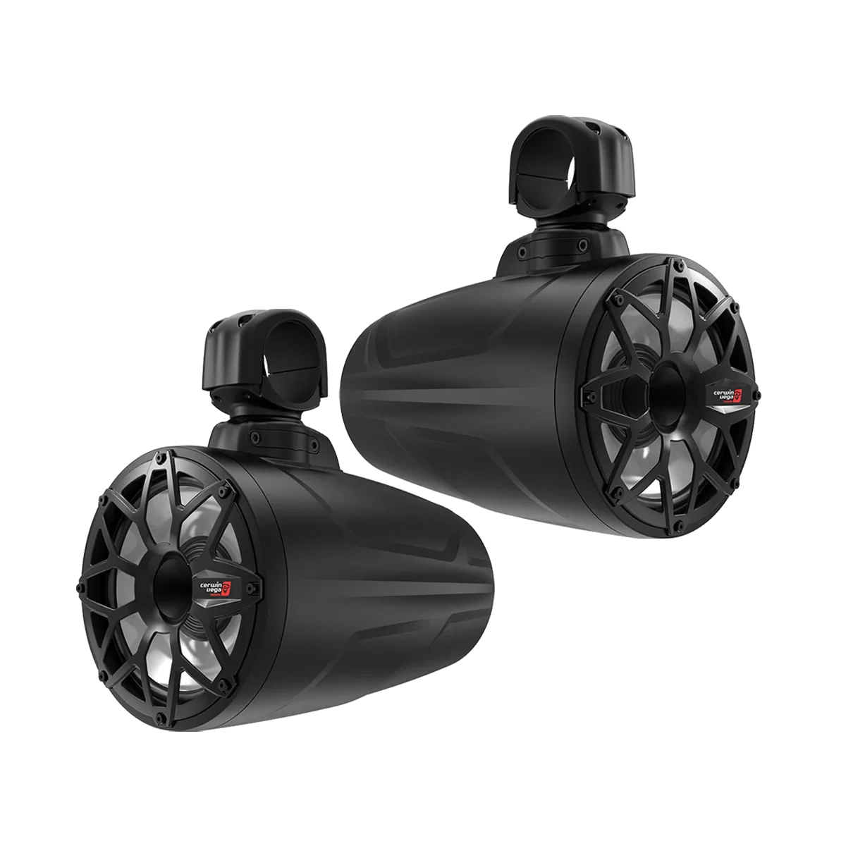 RPM Stroker 2-Way 8" Long Pod Speaker System (Pair) - Black - SL8F4B