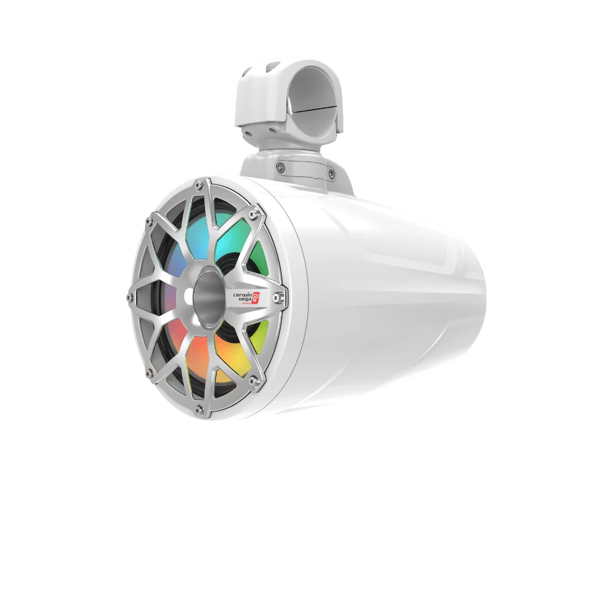 RPM Stroker 2-Way 8" Long Pod Speaker System (Pair) - White - SL8F4W