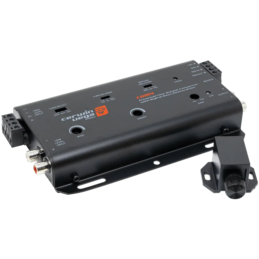 2-Channel Line Output Converter and Bass Enhancement Processor - CVM4