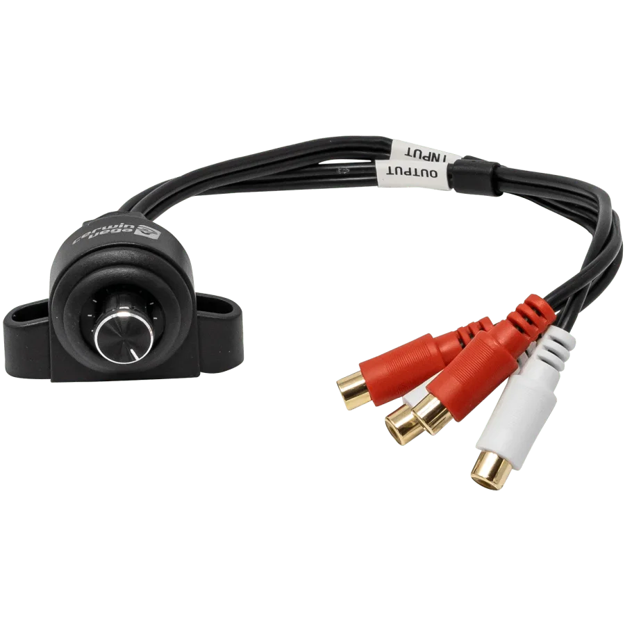 HED Series CHLC - Universal 2-Channel Remote Level Control w/RCA Input & RCA Output