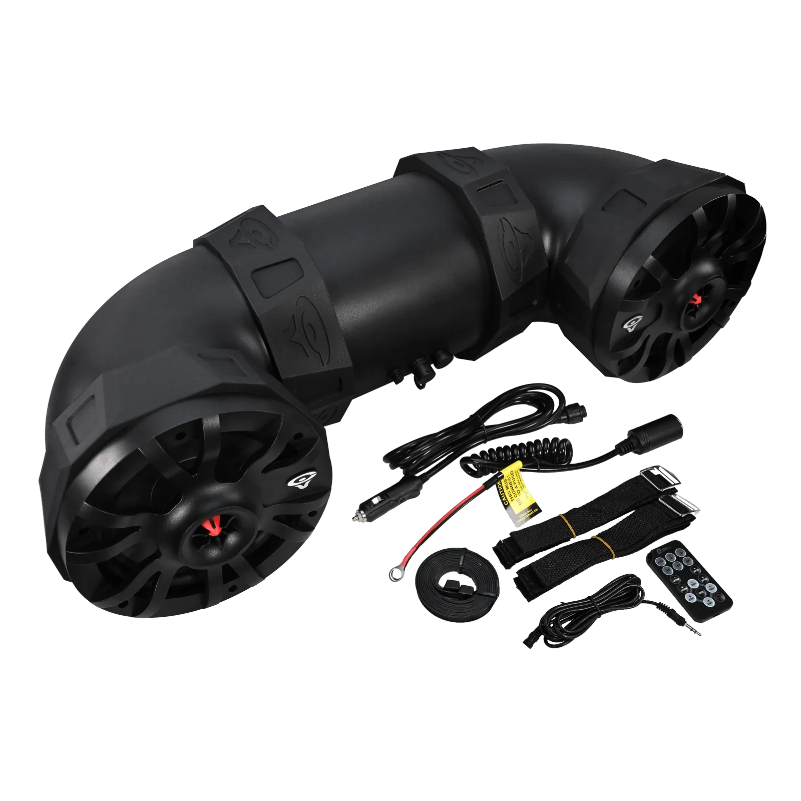 UTV8LED - Dual 8"Powered UTV Speaker with RGB LED lighting