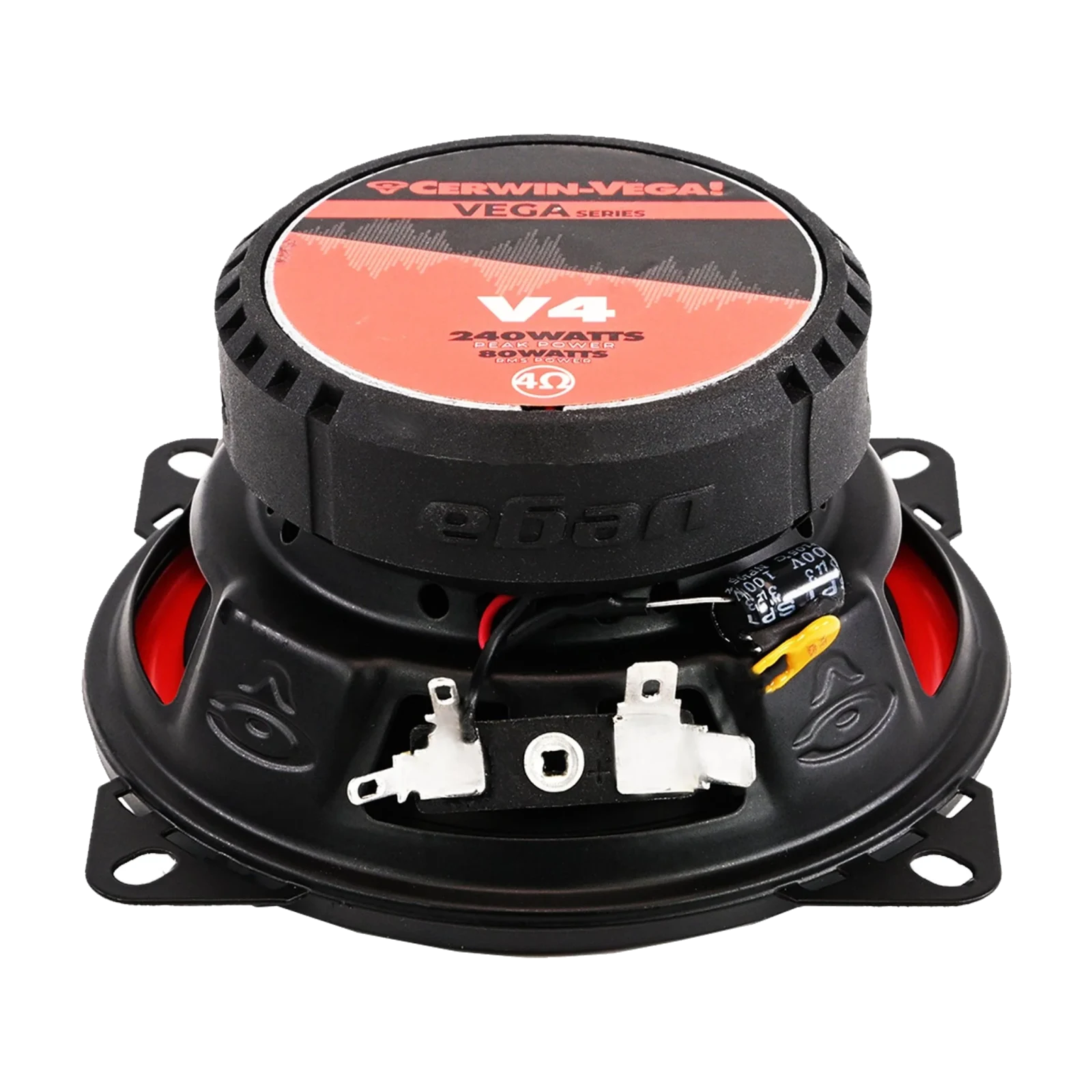 Vega 4" 2-Way Coaxial Speakers (4Ω) - V4