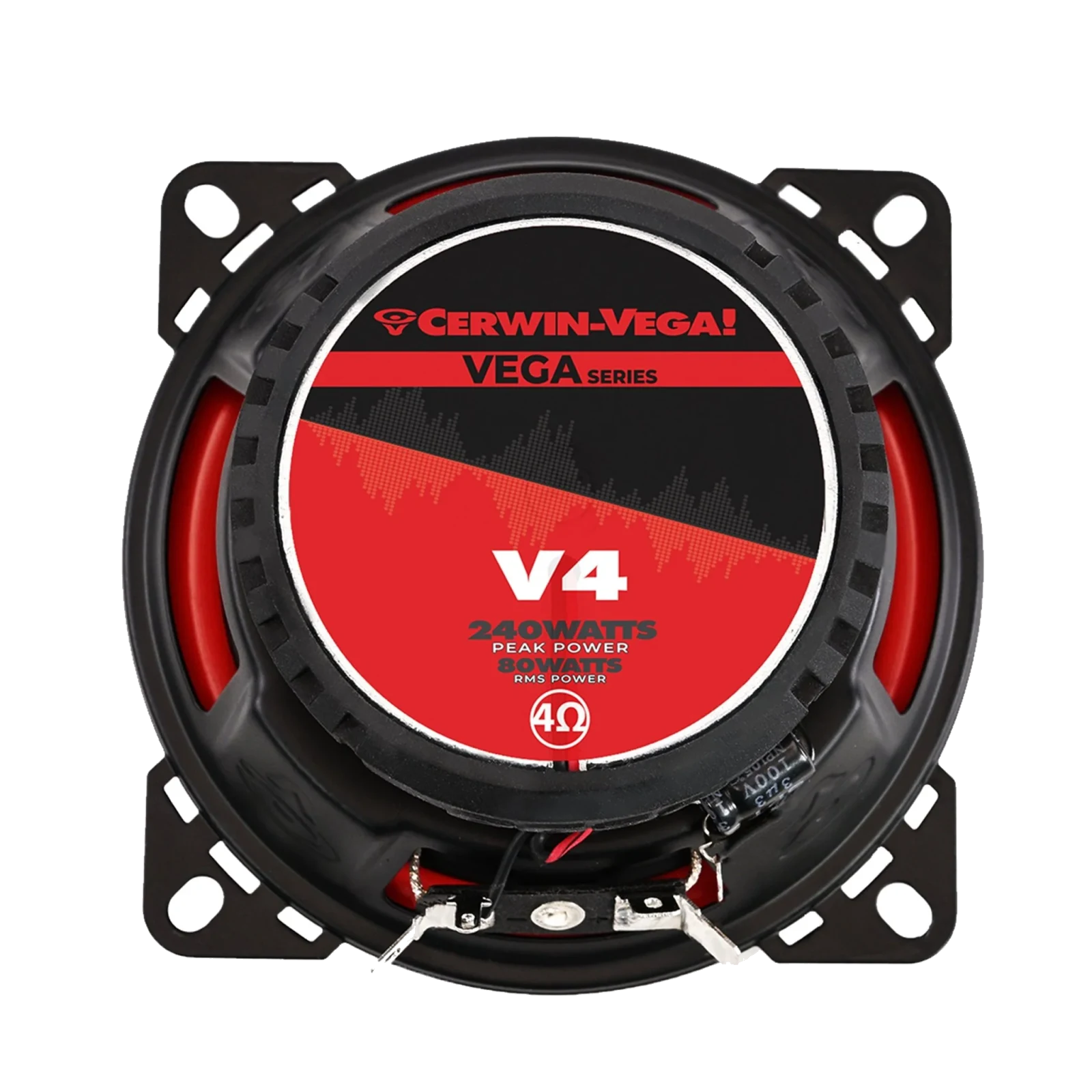 Vega 4" 2-Way Coaxial Speakers (4Ω) - V4