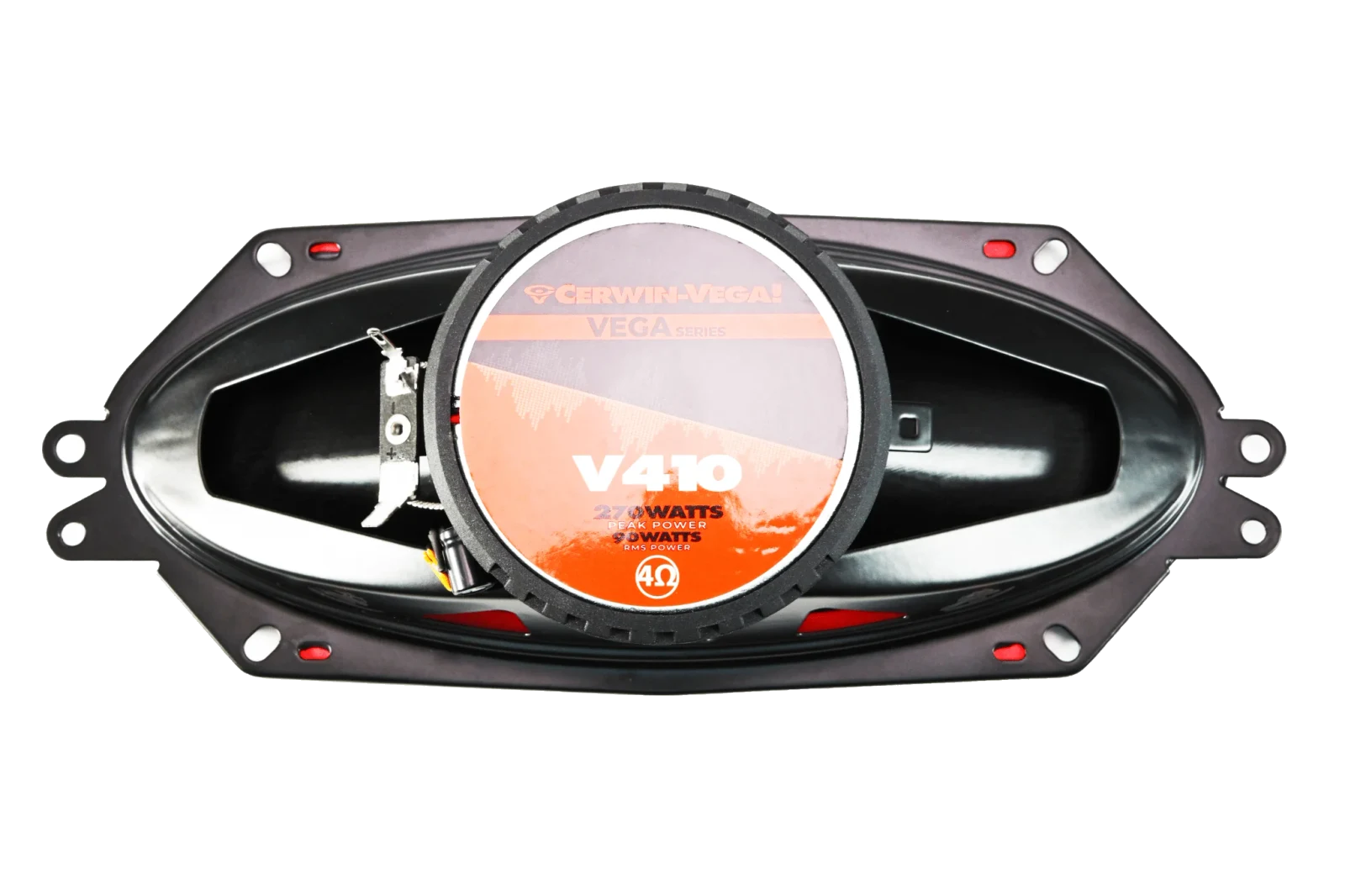 Vega 4"x10" 2-Way Coaxial Full Range Speakers (4Ω) - V410