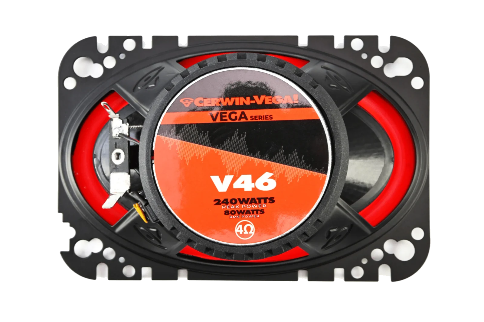 Vega 4"x6" 2-Way Coaxial Full Range Speakers (4Ω) - V46