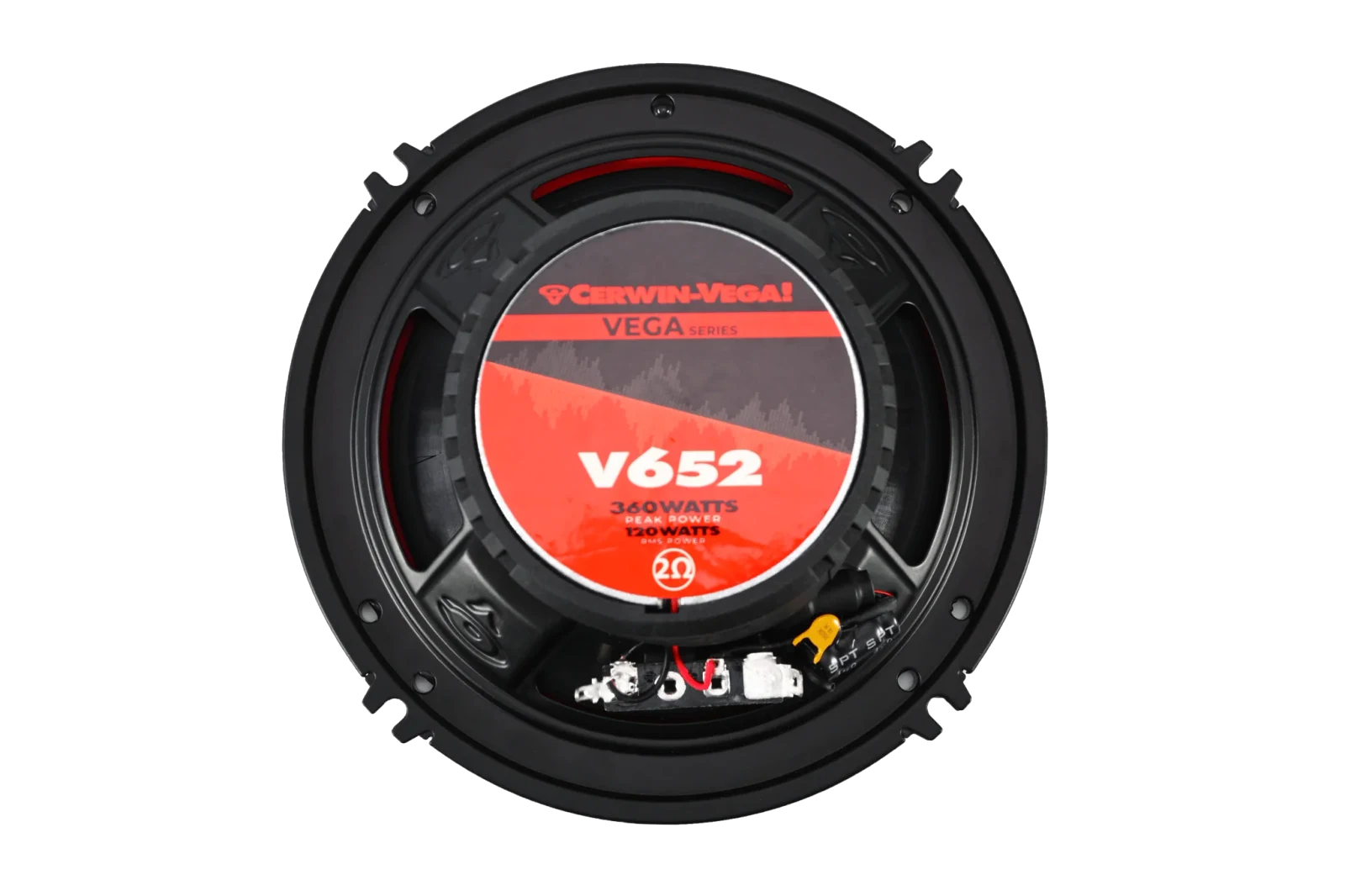 Vega 6.5" 2-Way Coaxial Full Range Speakers (2Ω) - V652