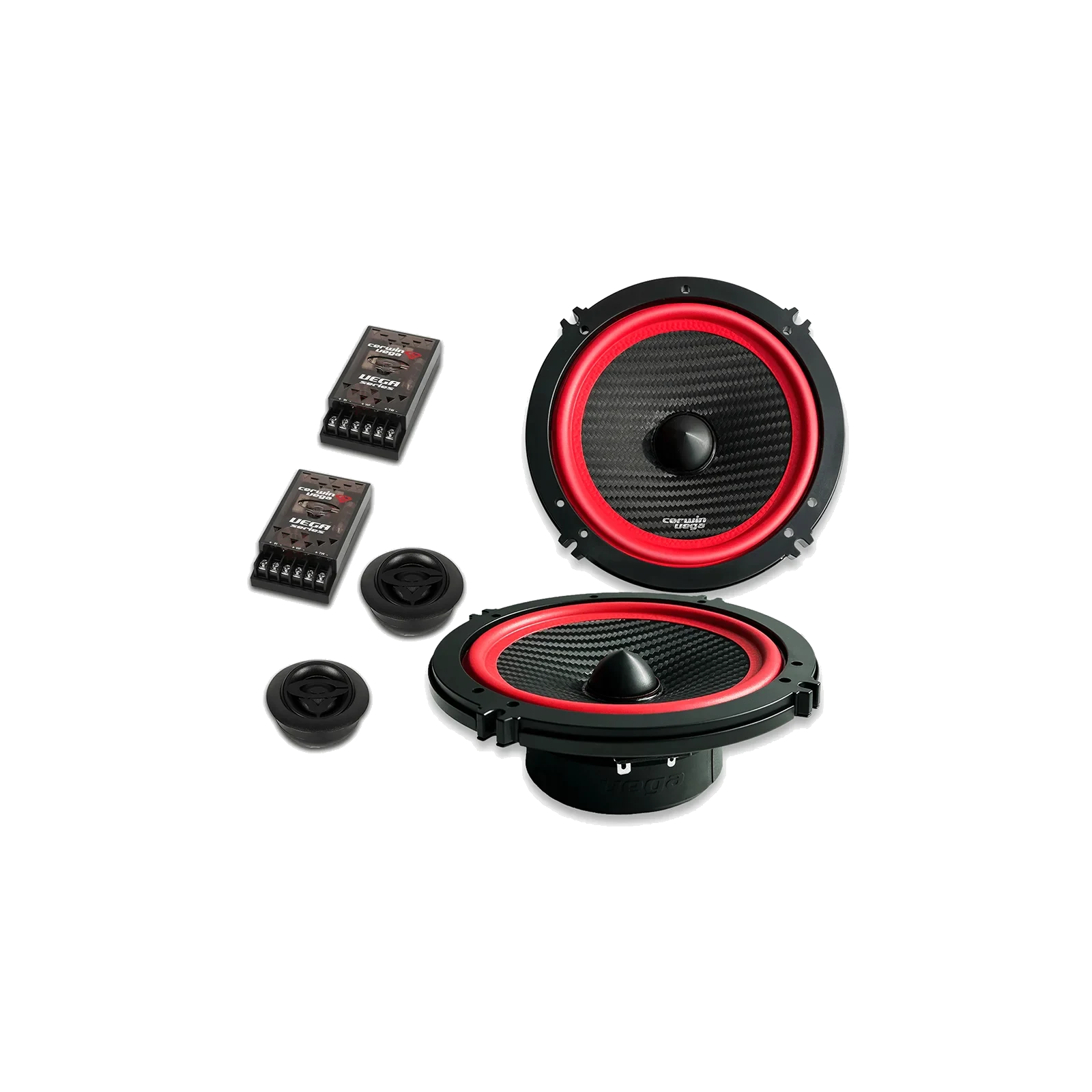 Vega 6.5" 2-Way Component Speakers Set (4Ω) - V65C