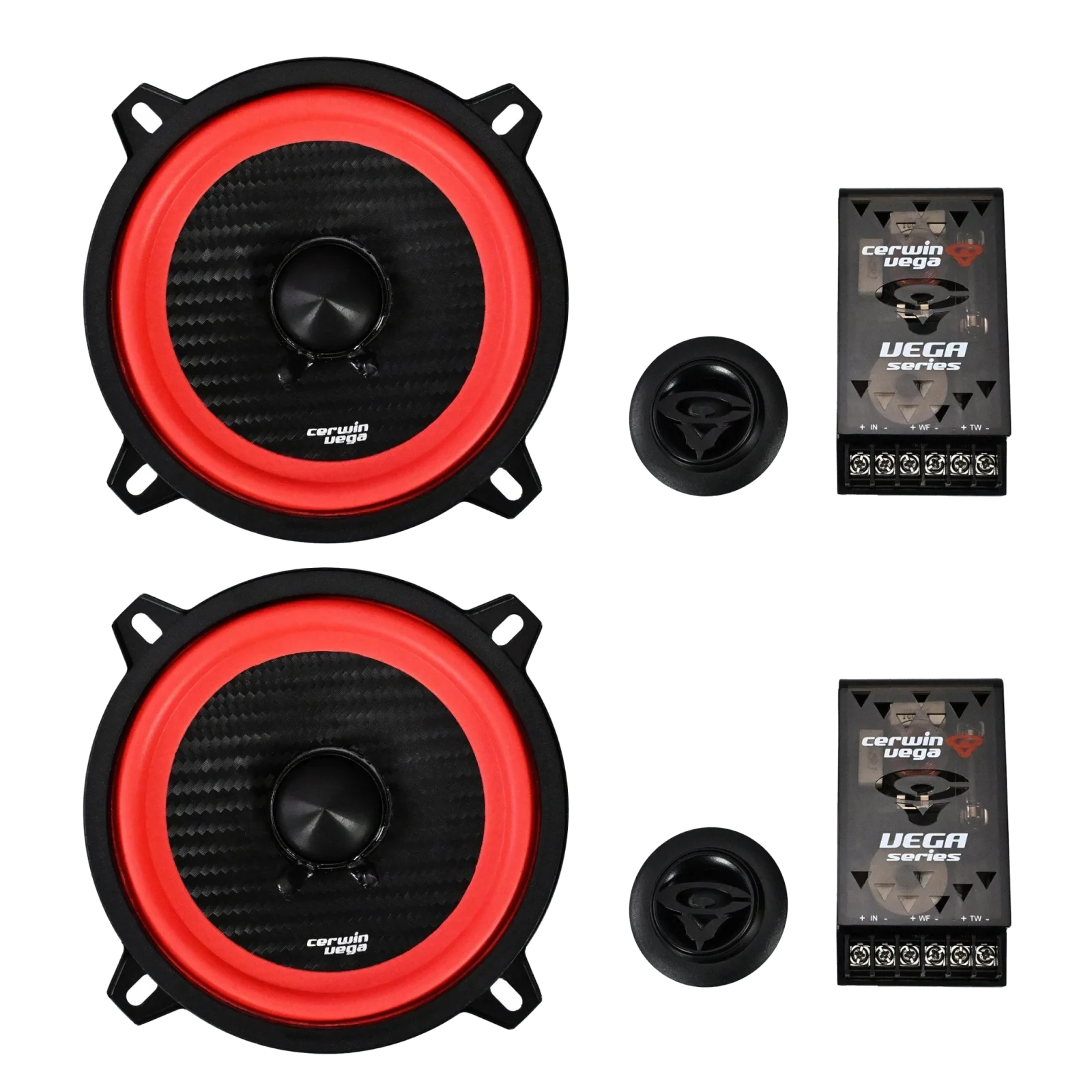 Vega 5.25" 2-WAY COMPONENT FULL RANGE SPEAKER SYSTEM (4Ω）- V525C