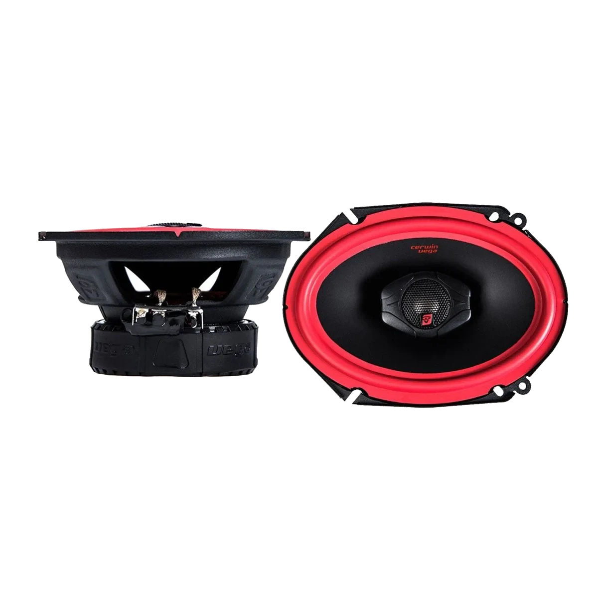 Vega Series 2-Way Coaxial Speakers W/1" Titanium Tweeter
