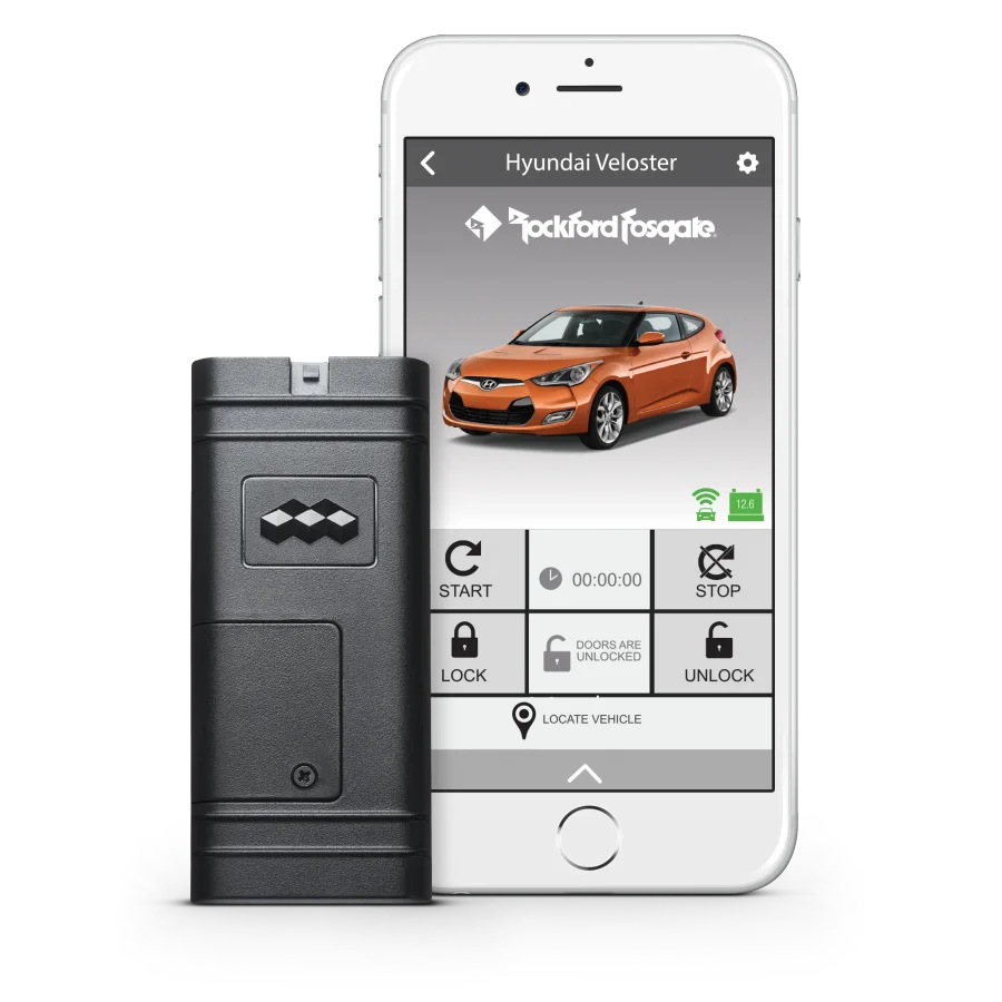 Smart control app for remote start systems.