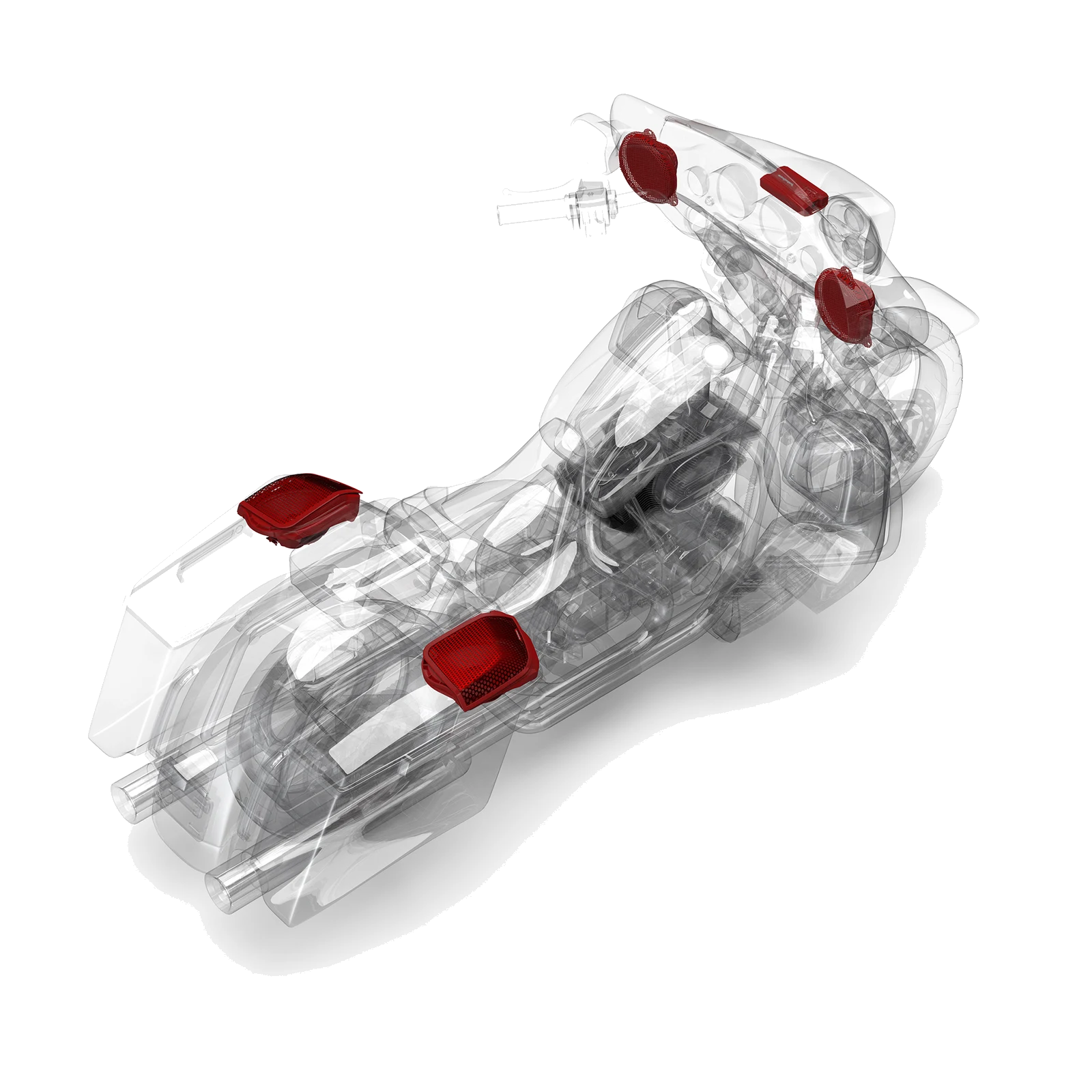 2014+ Harley-Davidson® Road Glide® & Street Glide® 4-Speaker & Amp Kit (Gen-2)