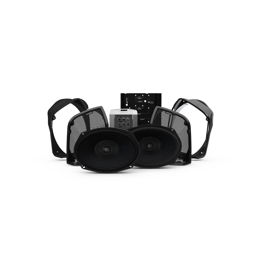 2-Speaker & Amp Kit for 2014+ Road King® (Gen-1)
