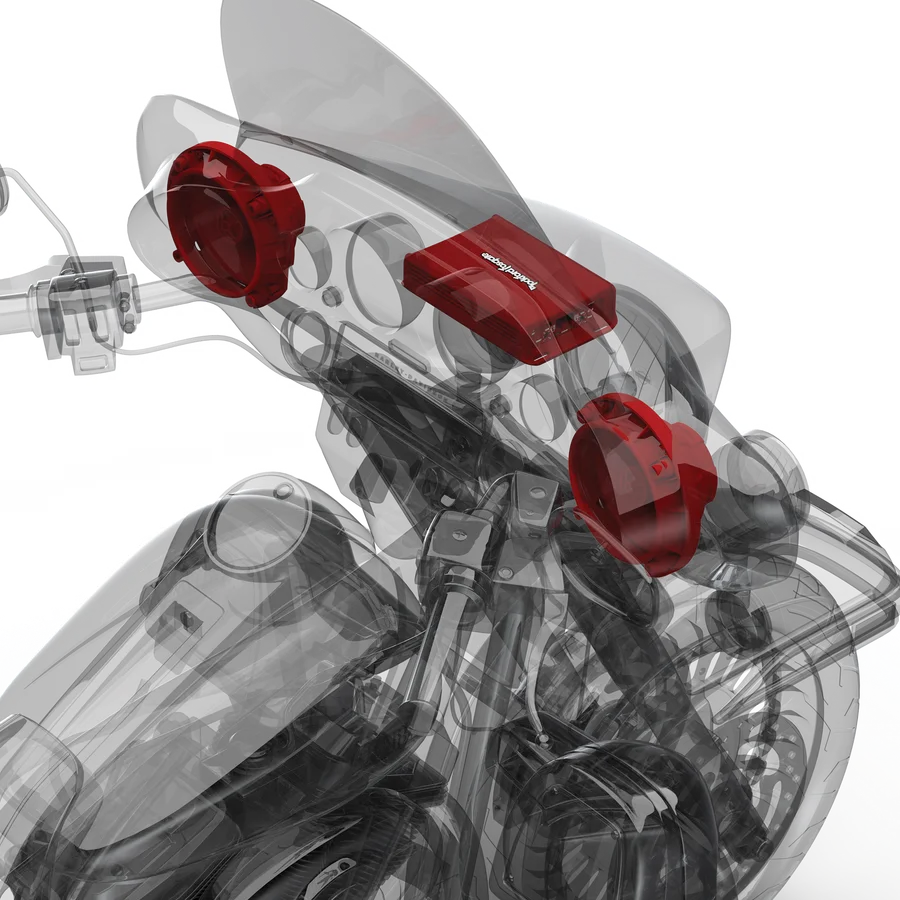 Harley-Davidson® Street Glide® and Road Glide® Front Audio Kit 1998-2013 (Gen-1)