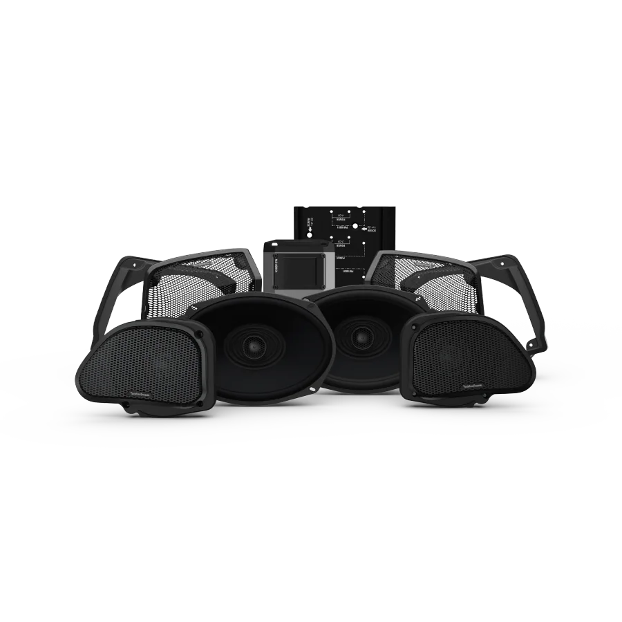 Stage-3 Speaker & Amp Kit for 1998-2013 Harley-Davidson Road Glide (Gen-3)