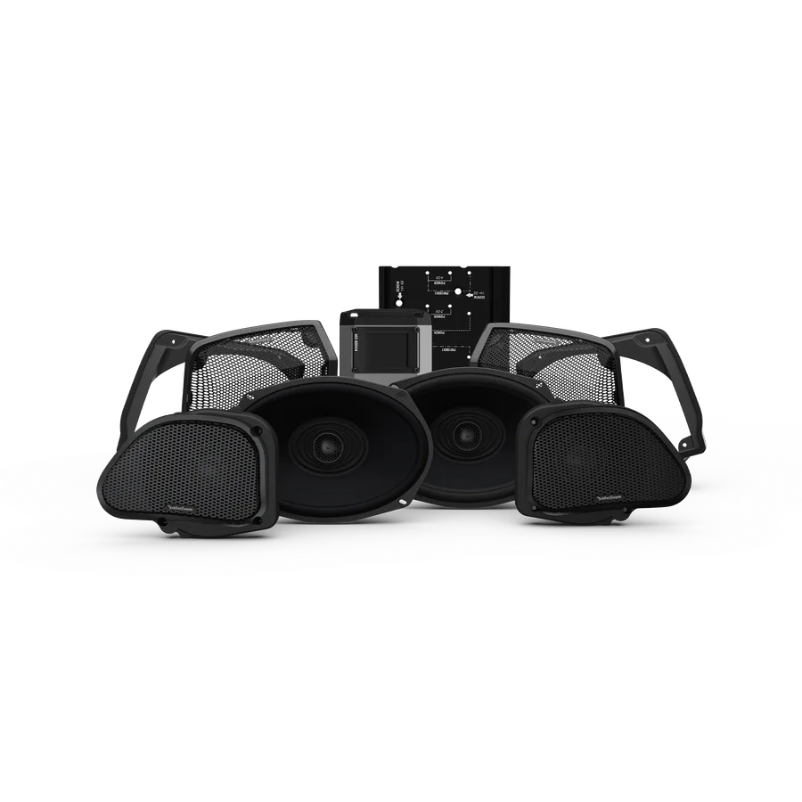 Stage-3 Speaker & Amp Kit for 1998-2013 Harley-Davidson Road Glide (Gen-3)