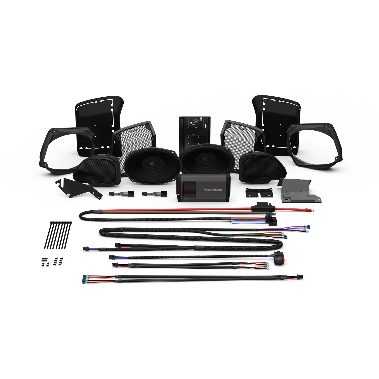 Stage-3 Speaker & Amp Kit for 1998-2013 Harley-Davidson Road Glide (Gen-3)