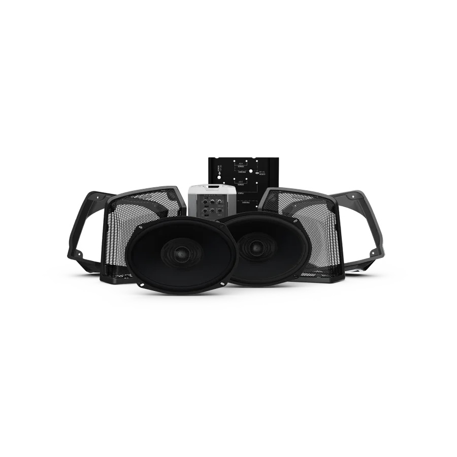 2-Speaker & Amp Kit for 1998-2013 Road King® (Gen-1)