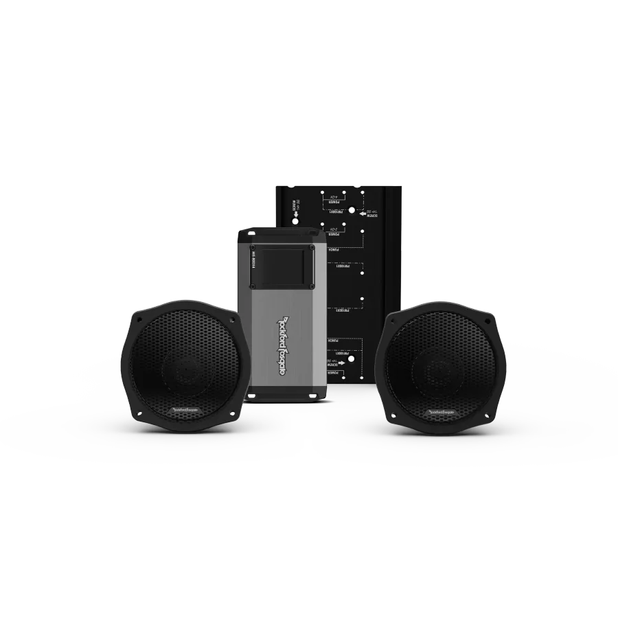 Stage-2 Speaker & Amp Kit for 1998-2013 Harley-Davidson Street Glide & Electra Glide (Gen-3)