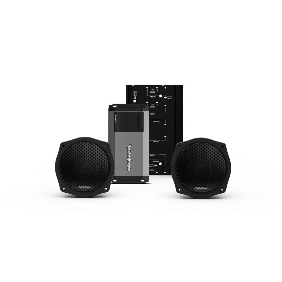 Stage-2 Speaker & Amp Kit for 1998-2013 Harley-Davidson Street Glide & Electra Glide (Gen-3)