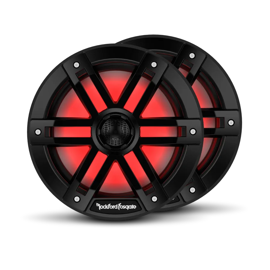 M1 8” Color Optix™ Marine 2-Way Speakers (pr) - Black