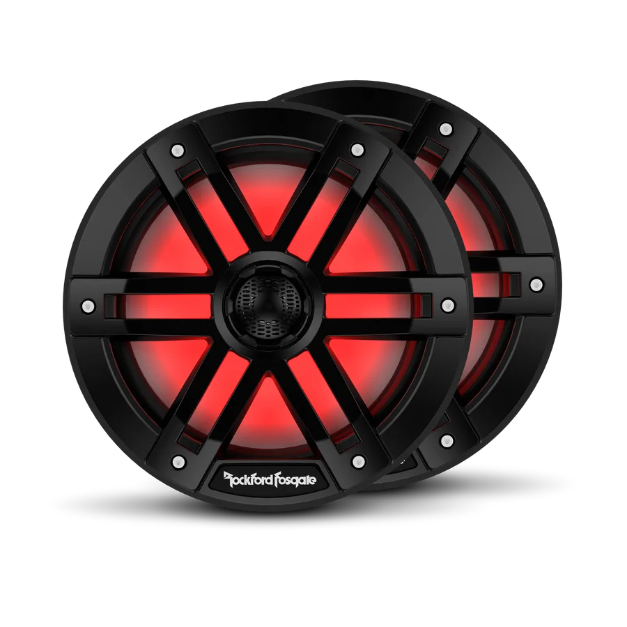 M1 8” Color Optix™ Marine 2-Way Speakers (pr) - Black