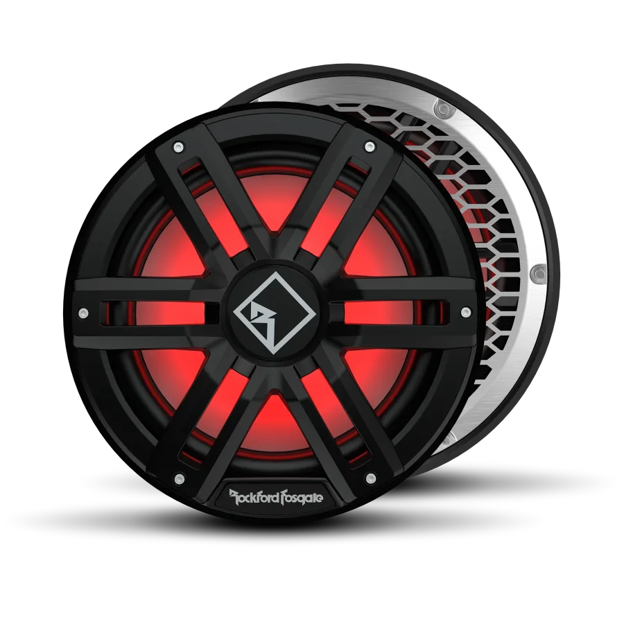 M2 12" DVC 2Ω Color Optix™ Infinite Baffle Marine Subwoofer - Black