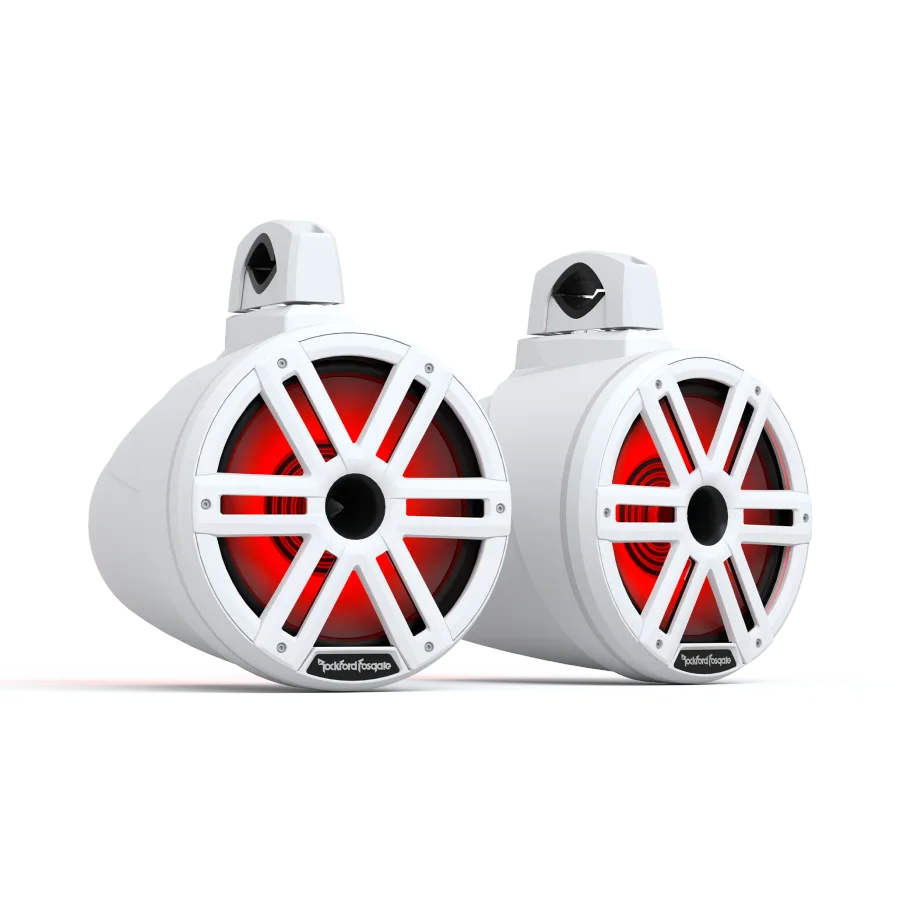 M2 10" Color Optix™ 2-Way Horn Loaded Tower Marine Speakers (pr)