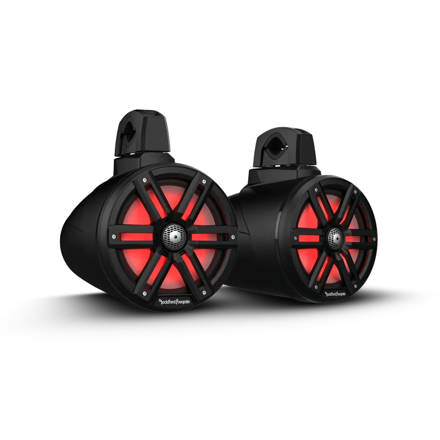 M2 8” Color Optix™ 2-Way Wake Tower Speakers (pr) - Black