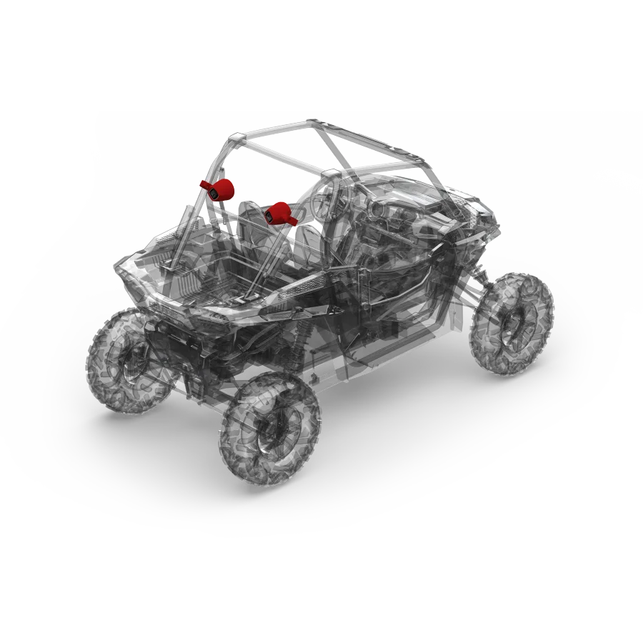 Add-on Rear Speaker Kit for 2014-2018 RZR® STAGE2/3 (Gen-1)