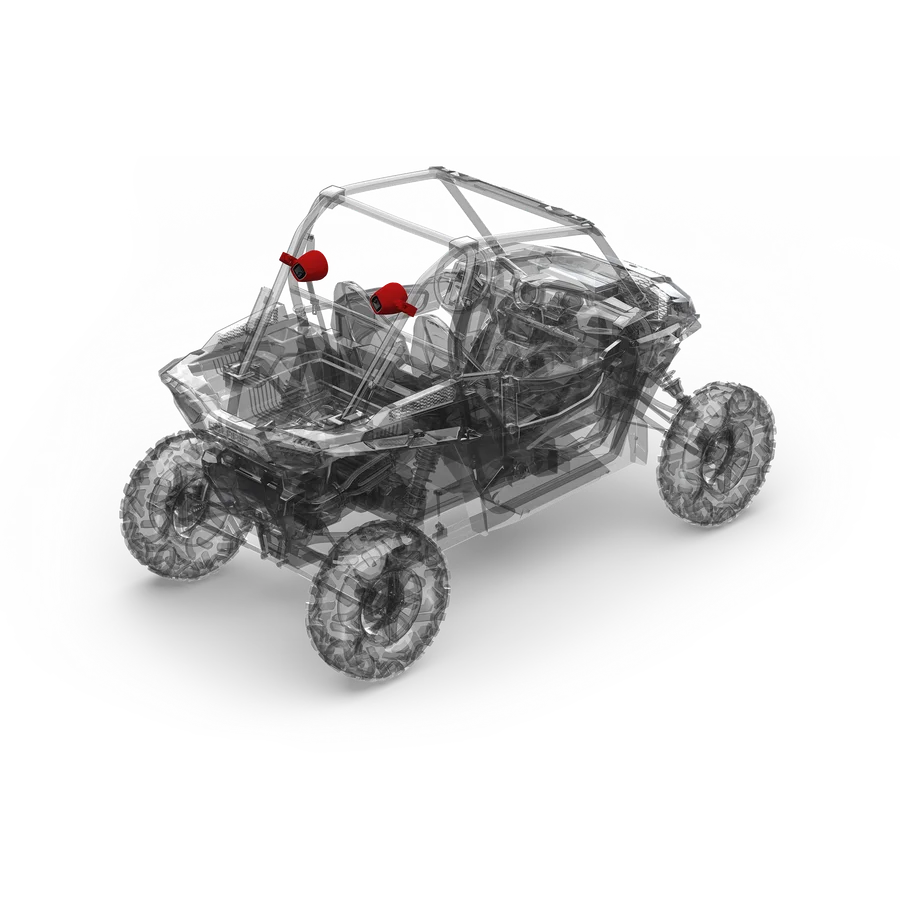 Add-on Rear Speaker Kit for 2014-2018 RZR® STAGE2/3 (Gen-1)