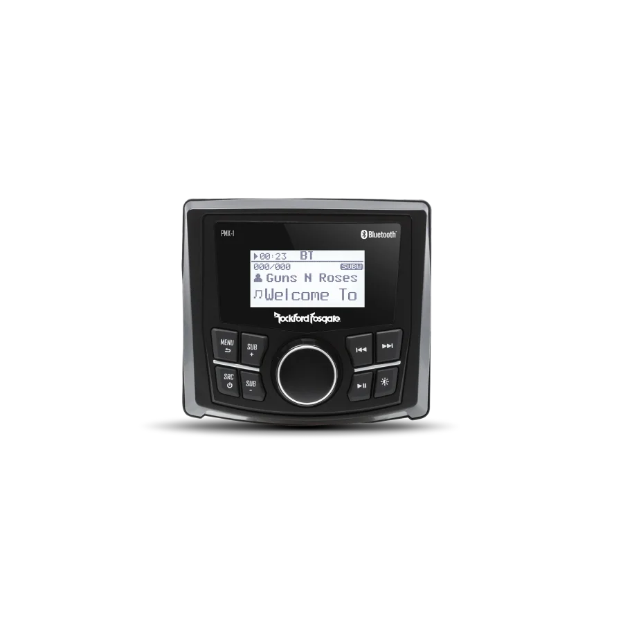 Punch Marine Grade Media Receiver with 2.3" Dot Matrix Display